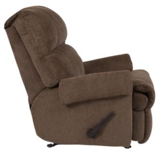 Contemporary Kelly Bark Super Soft Microfiber Rocker Recliner - Macy's