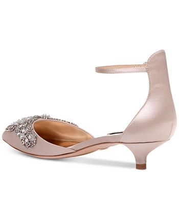 Badgley mischka fiana ankle strap top pump