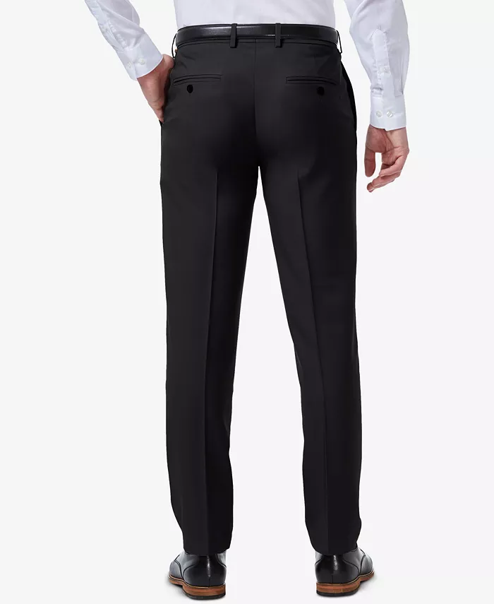 Men's Premium Comfort Slim-Fit Performance Stretch Flat-Front Dress Pants - thumbnail 2