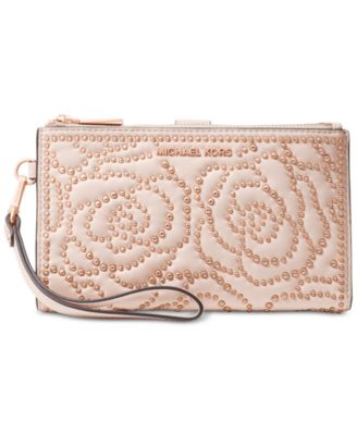 michael kors studded wristlet