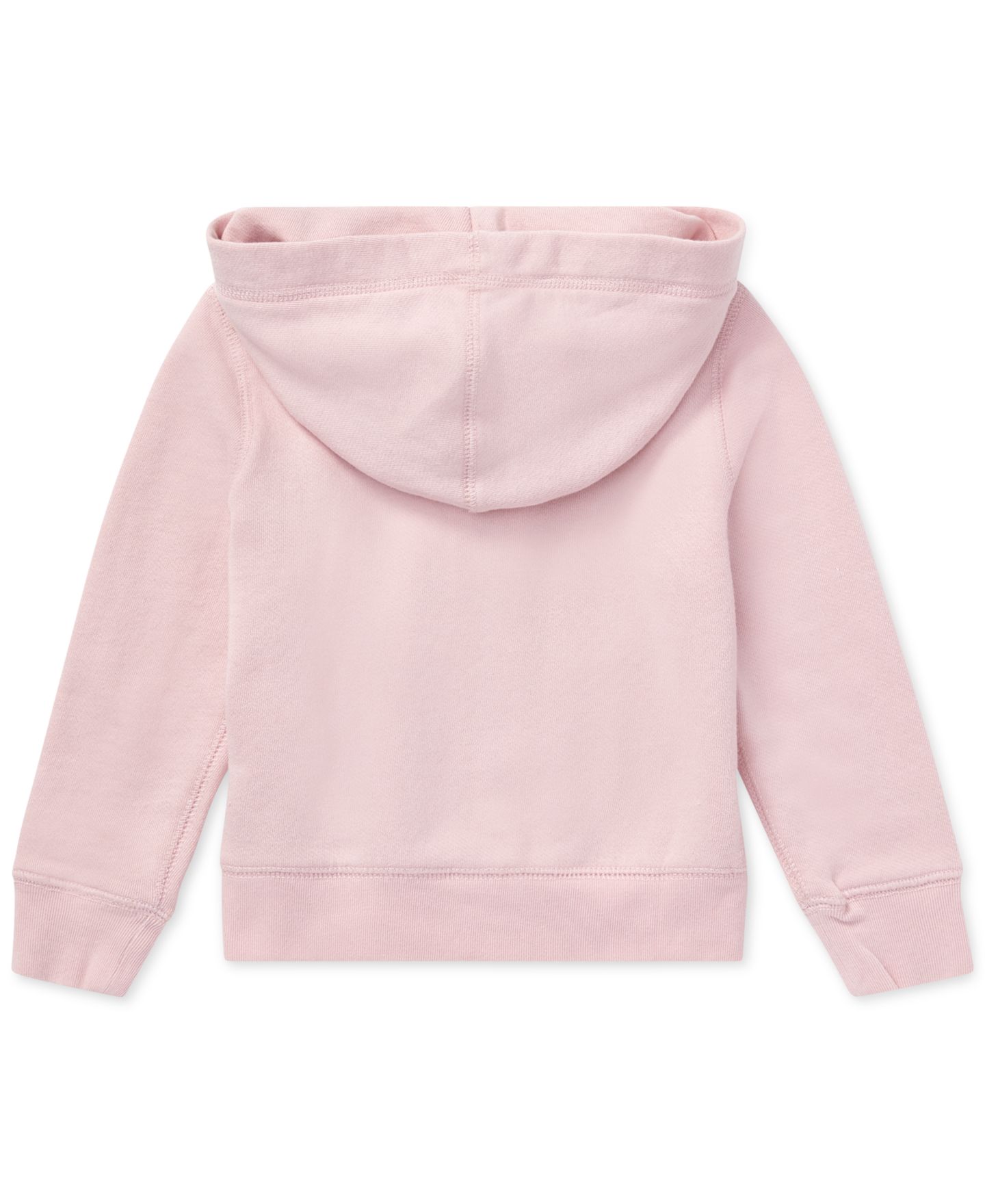 Худи Polo Ralph Lauren French Terry Full-Zip для девочек, цвет: Розовый — фото 2