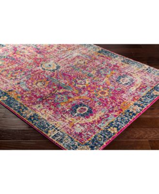 Harput HAP-1013 Garnet 7'10" Round Area Rug