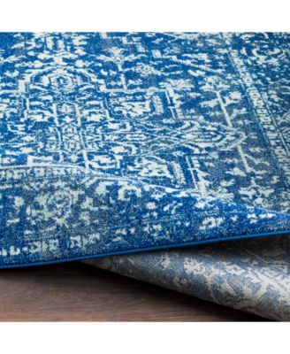 Harput HAP-1022 Dark Blue 5'3" x 7'3" Area Rug