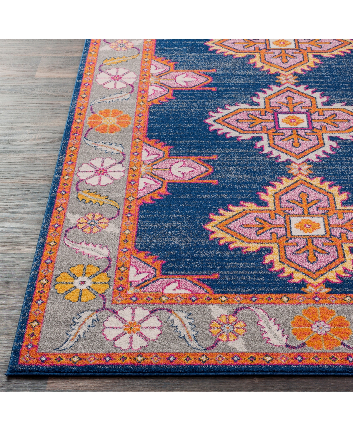 Livabliss Harput Hap-1037 DarkArea Rug - Blue