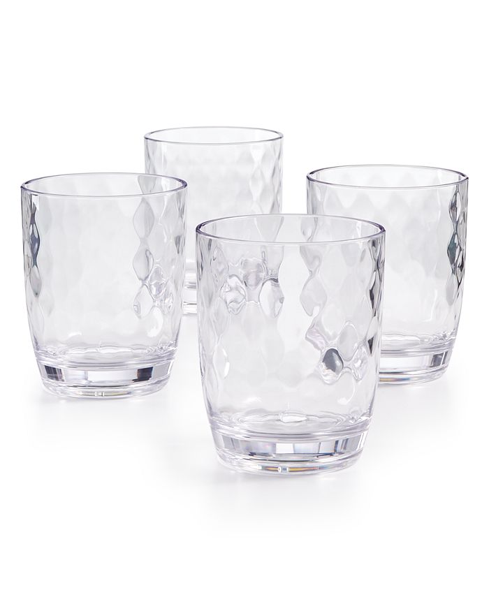 The Cellar CLOSEOUT! Coastal Double OldFashioned Acrylic Glasses, Set