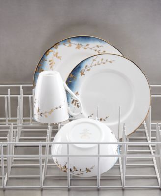 Lenox Highgrove Park Dinnerware Collection In Wht,indigo,gold