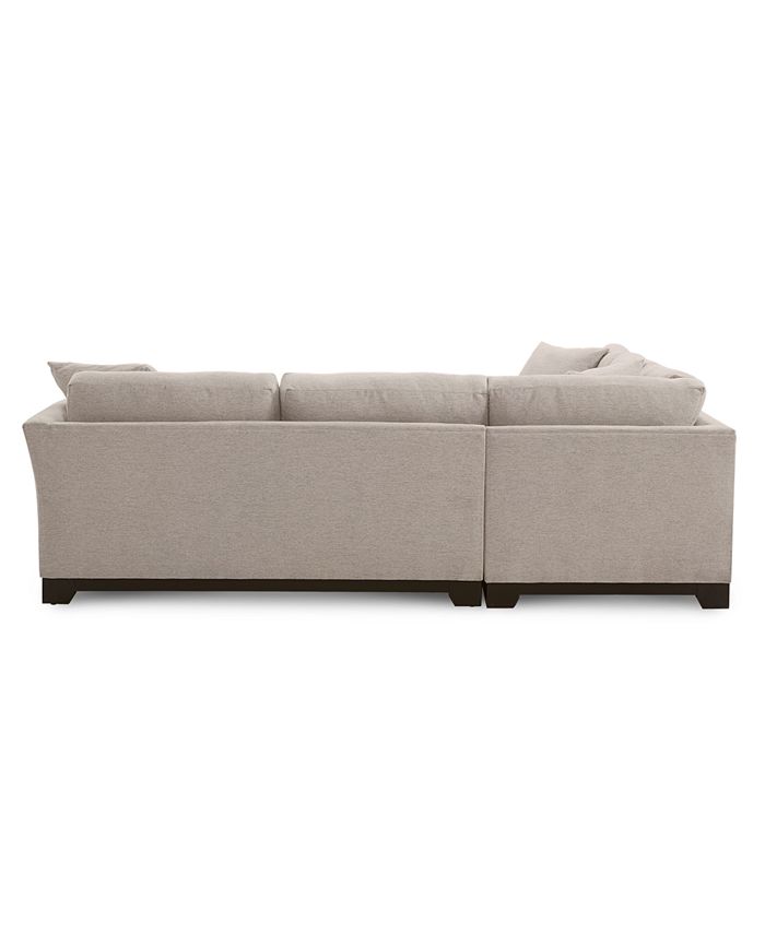 Furniture Elliot II 108" Fabric 2Pc. Apartment Sectional Sofa, Created for Macy's Macy's