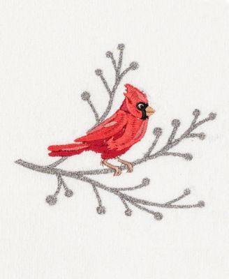 Christmas Cardinal 100% Turkish Cotton Hand Towel