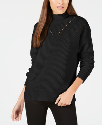 Calvin Klein - Cashmere Ribbed Turtleneck Sweater