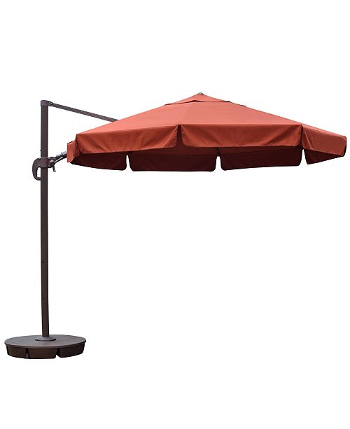 Blue Wave Freeport 11 Ft Octagonal Cantilever With Valance Patio Umbrella Reviews Home Macy S