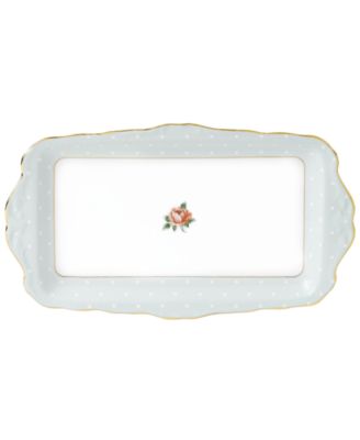 Old Country Roses Polka Rose Sandwich Tray