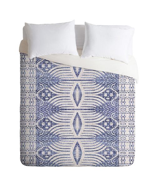 Deny Designs Holli Zollinger French Linen Tribal Ikat King Duvet