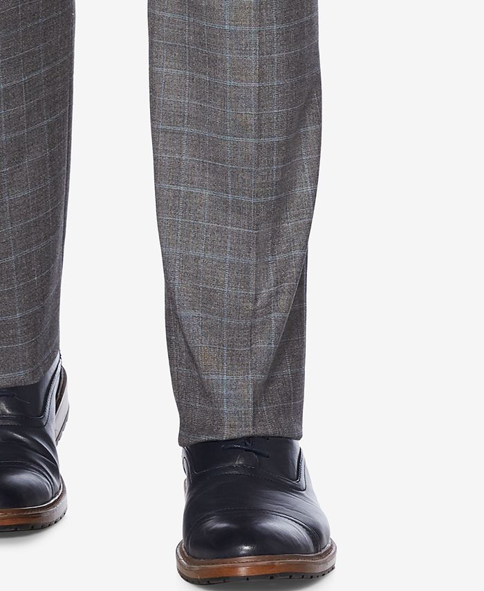 Perry Ellis Portfolio Men's SlimFit Performance Stretch Check Dress