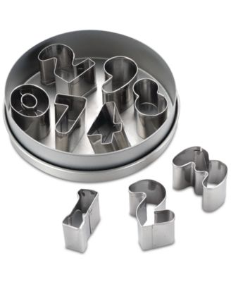 Cake Boss - 9-Pc. Fondant & Cookie Stainless Steel Number Cutters