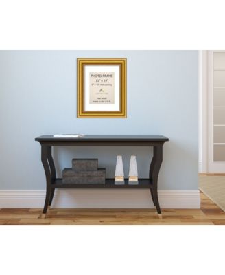 Townhouse Gold 11" X 14" Matted to 8" X 10" Opening Wall Picture Photo Frame