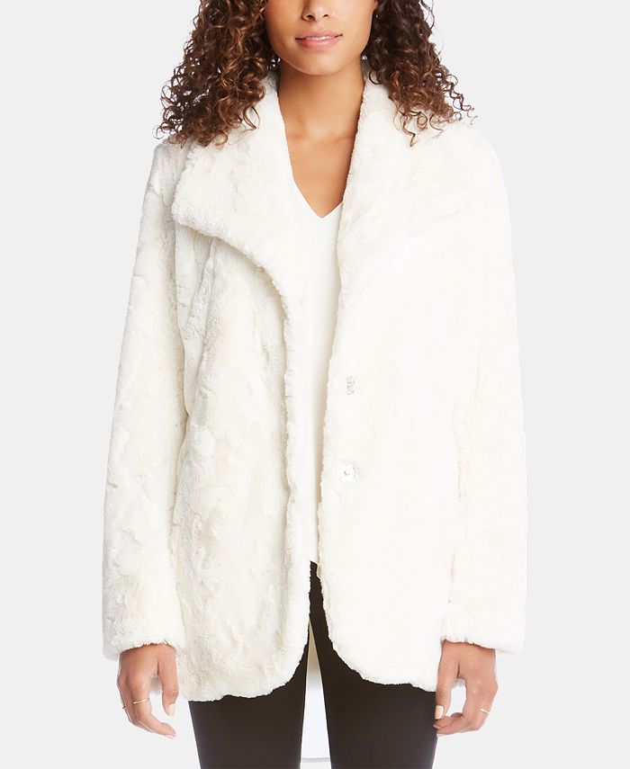Karen kane top faux fur coats