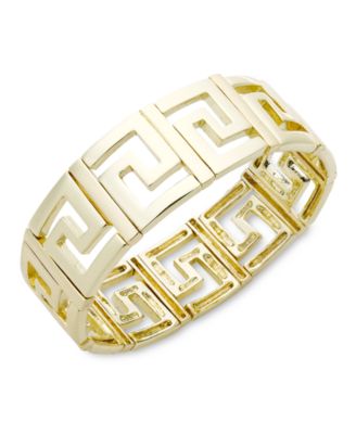 Charter Club - Gold-Tone Greek Key Bangle
