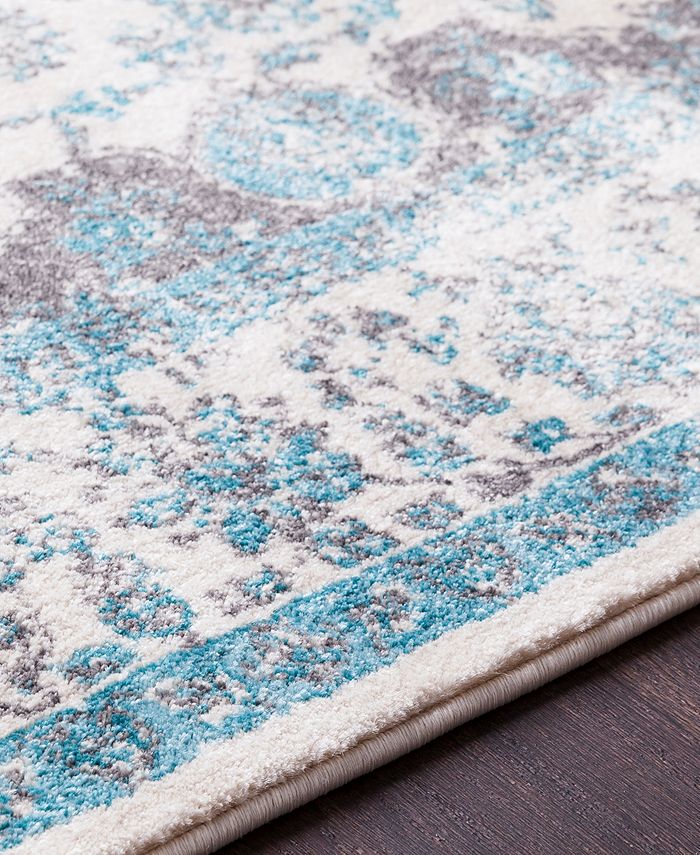 Surya Aberdine ABE8005 Aqua 2' x 3' Area Rug Macy's