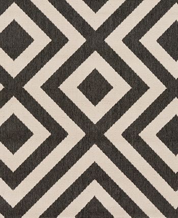 Surya - Alfresco ALF-9639 Black 7'6" x 10'9" Area Rug