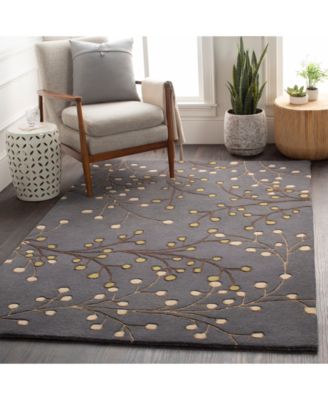 Athena ATH-5125 Navy 3' x 12' Runner Area Rug