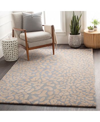 Surya - Athena ATH-5001 Medium Gray 7'6" x 9'6" Area Rug