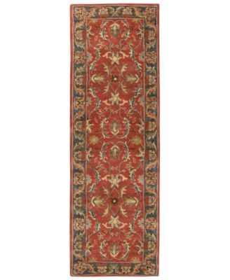 Livabliss - Caesar CAE-1007 Rust 2'6" x 8' Runner Area Rug