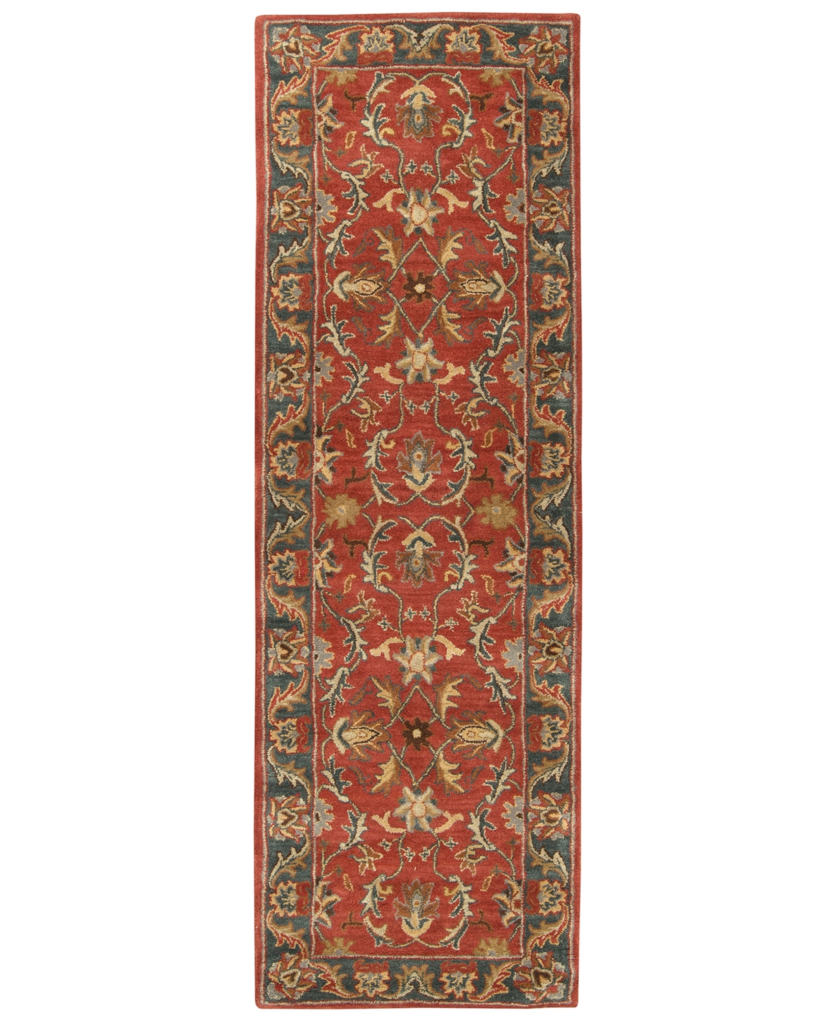 Surya Caesar Cae-1007 Rust 3' x 12' Runner Area Rug - Rust