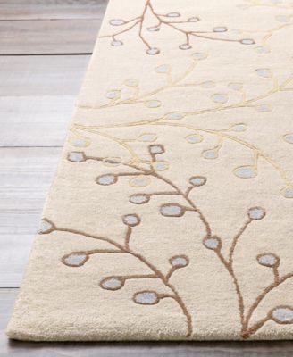 Athena ATH-5008 Taupe 6&#39; Round Area Rug