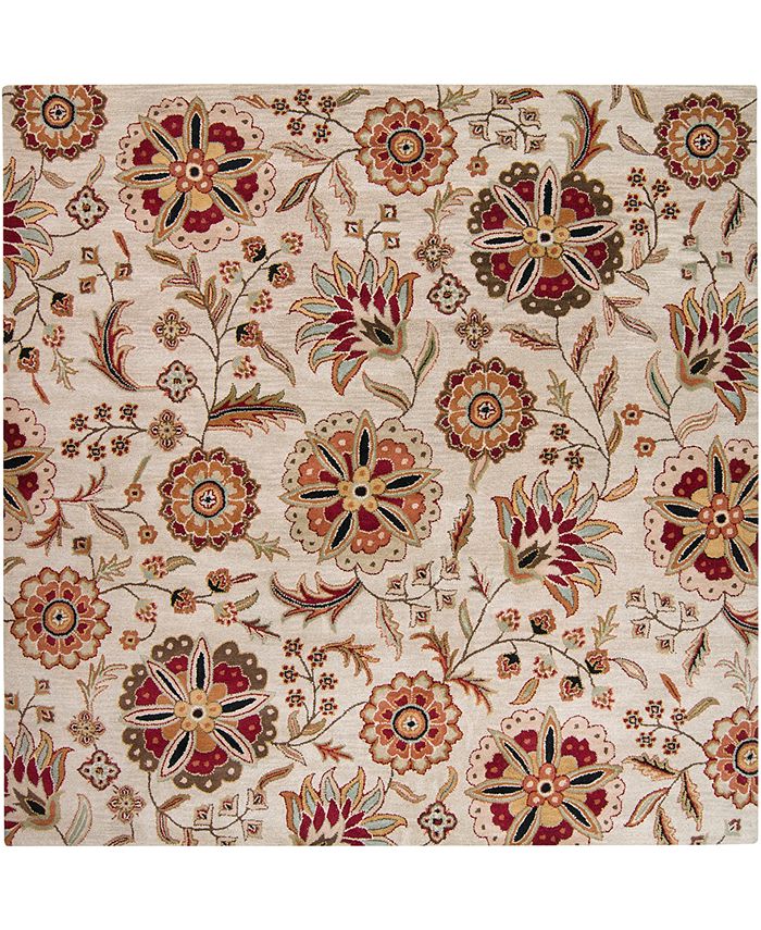 Surya - Athena ATH-5035 Dark Brown 8' Square Area Rug