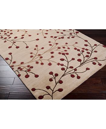Surya - Athena ATH-5053 Burgundy 2' x 3' Area Rug