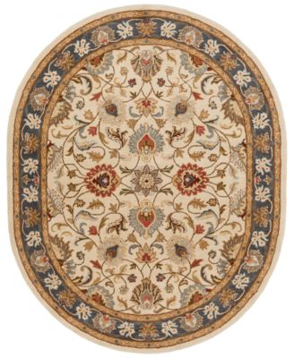 Livabliss - Caesar CAE-1125 Bright Yellow 8' x 10' Oval Area Rug