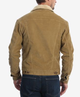 Wrangler Men's Heritage Sherpa Lined Corduroy Jacket Macy's