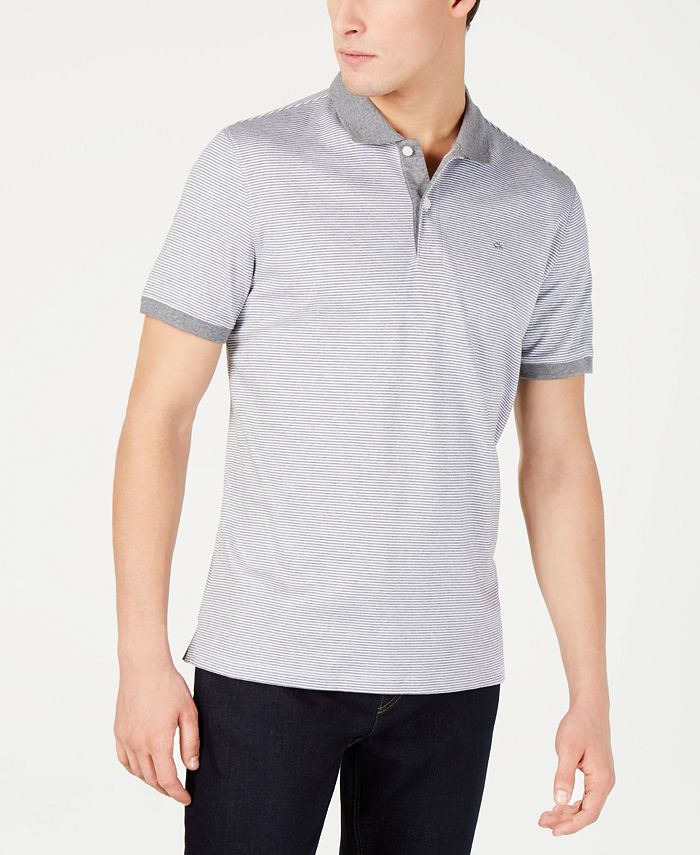 Calvin Klein Men's Liquid Touch Polo Solid with Uv Protection