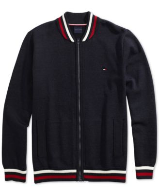 tommy hilfiger baseball sweater