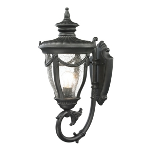 Anise Collection 1 light outdoor sconce in Textured Matte Black