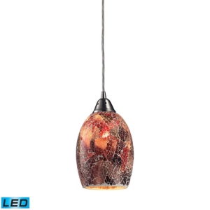 Avalon 1-Light Pendant in Satin Nickel - Led Offering Up To 800 Lumens (60 Watt Equivalent) with Ful