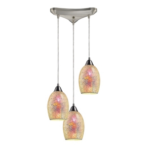 Avalon 3- Light Pendant in Satin Nickel
