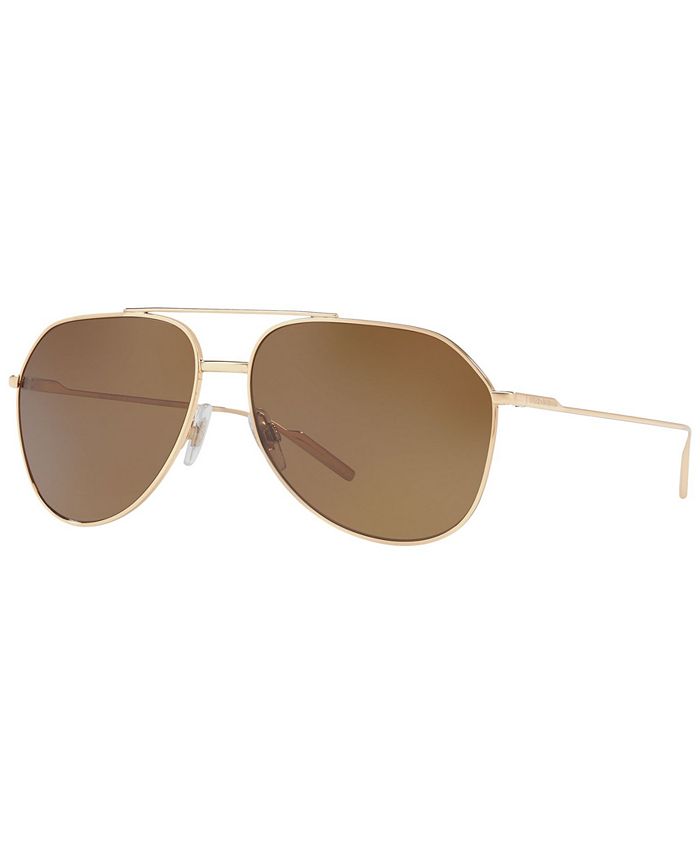 Dolce&Gabbana Polarized Polarized Sunglasses, DG2166 57 - Macy's