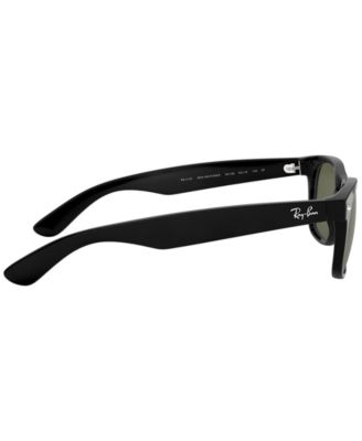 ray ban new wayfarer black clear polarized