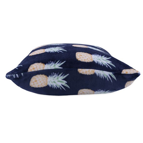 Berkshire Blanket & Home Co.® Pineapple Print Velvety Plush Pillow