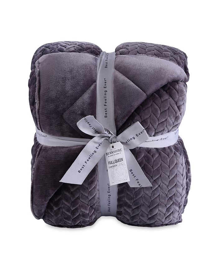 Berkshire Blanket & Home Co.® Large Braid VelvetLoft® King Comforter