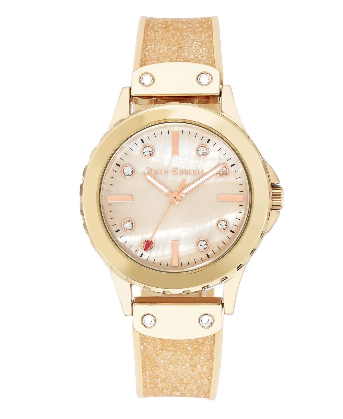 JUICY COUTURE WOMAN'S JUICY COUTURE, 1012RMLP SILICON STRAP WATCH