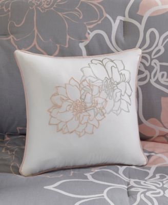 Lola Floral Print 7-Pc. Comforter Set, Queen