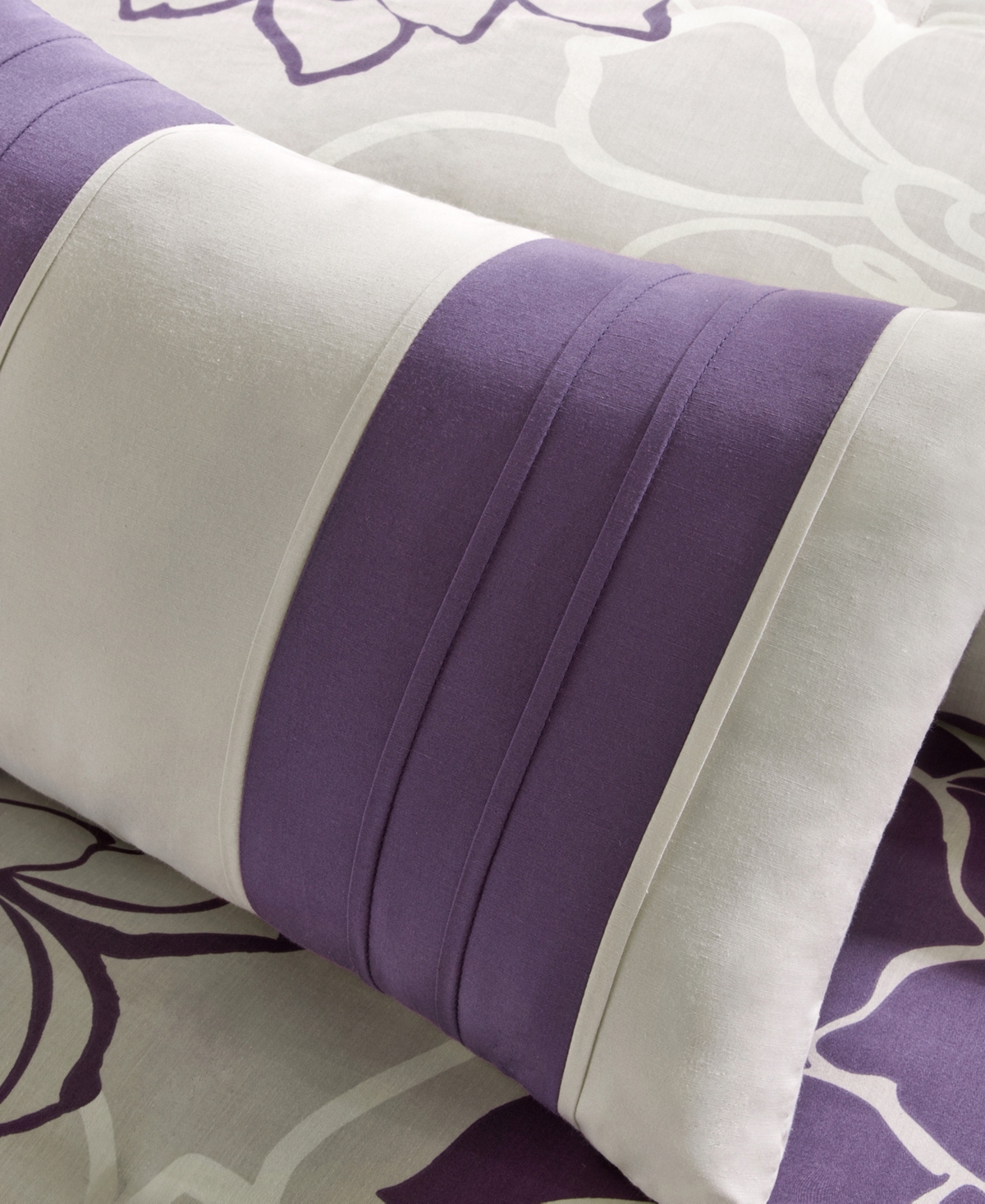 Madison Park Lola 6-pc. Duvet Cover Set, King/california King In Taupe Grey,purple