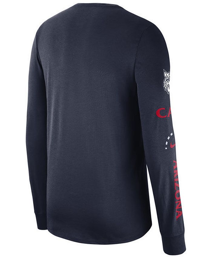 Nike Men's Arizona Wildcats Long Sleeve Basketball T-Shirt - Macy's