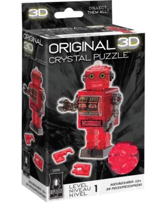 3D Crystal Puzzle - Tin Robot