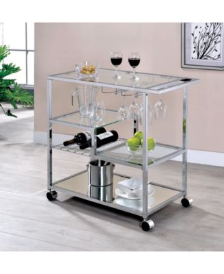 Kendra Metal Mobile Serving Cart