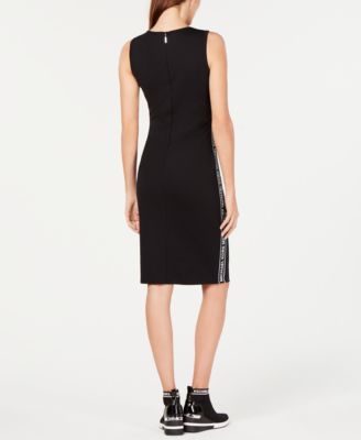 Michael Kors MKGO Logo-Stripe Dress, in Regular & Petite Sizes, Created for Macy's