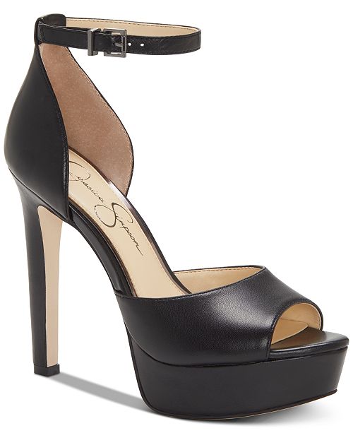 Jessica Simpson Beeya Two-Piece Platform Sandals, Created for Macy's ...
