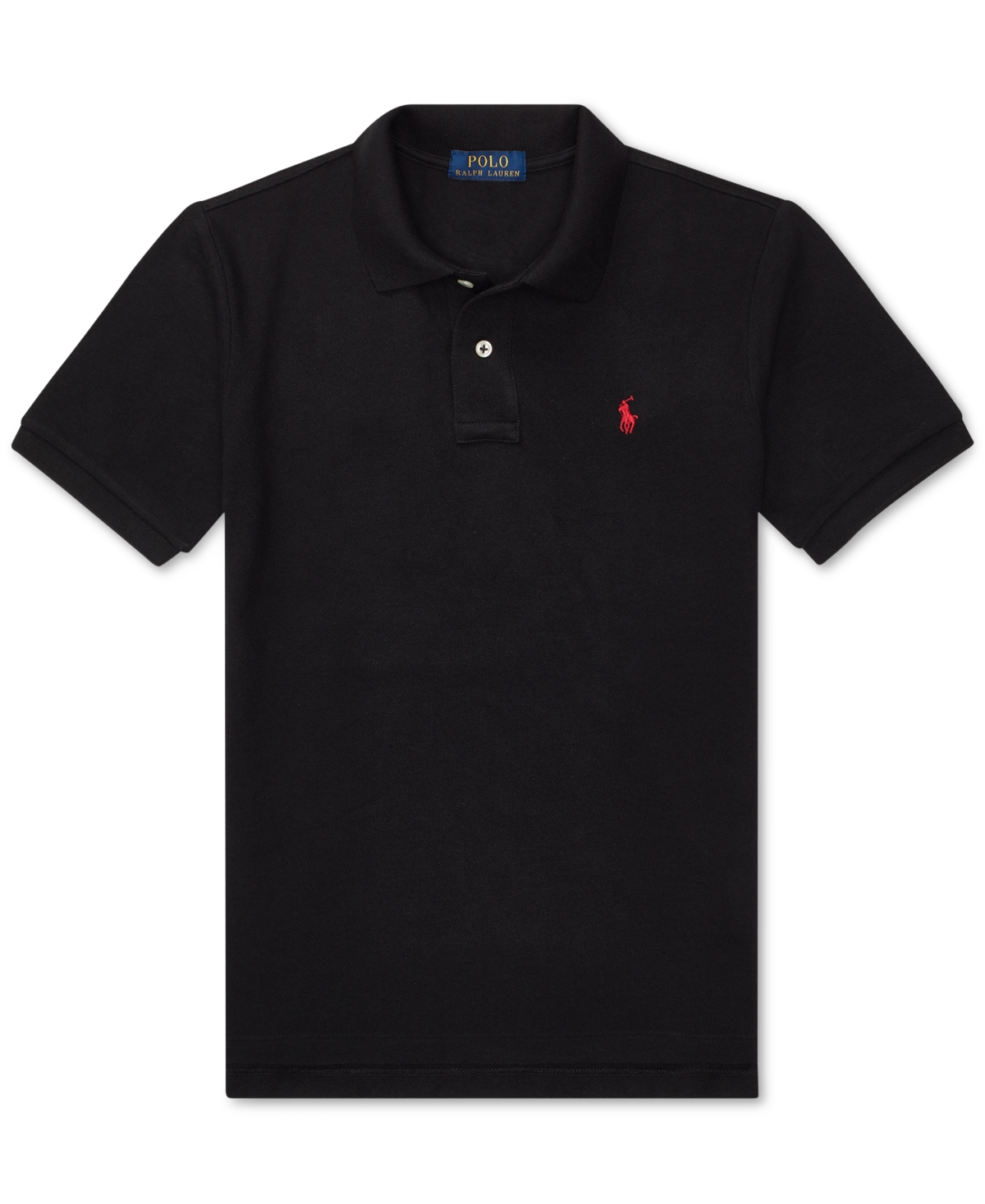 Polo Ralph Lauren Slim Fit Polo Shirt In Polo Black